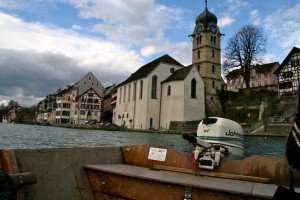 eglisau vom boot aus