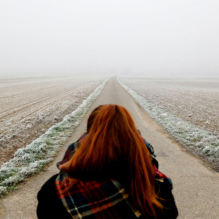 Anna Niestroj auf dem Weg